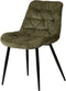 PoleWolf - Louis Stoel - Fusion Stof - Vintage Groen - Set van 4