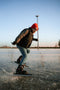 Nijdam Speed Demon - Kinderschaatsen Verstelbaar - 4 Maten - Zwart/Rood