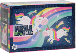 Legpuzzel Glow in the Dark - Eenhoorn, 100st.