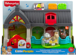 Fisher-Price Little People - Vriendelijke Paardenstal - Inclusief 2 speelpaarden en verzorger