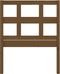 vidaXL - Hoofdbord - 95,5x4x100 - cm - massief - grenenhout - honingbruin