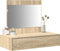 vidaXL - Wandkast - Make-up - Tafel - van - Sonoma - Eiken - 83x40x70 - cm