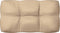 vidaXL - Palletkussens - 3 - st - stof - beige