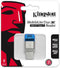 Kingston MobileLite Duo 3C - microSD Reader - USB 3.0/3.1 Type-A en Type-C - Zilver