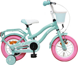 Amigo Lovely Meisjesfiets - Kinderfiets 12 inch - Turquoise