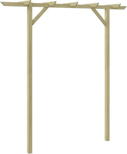vidaXL - Pergola - 205x40x203 - cm - hout