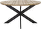Tuintafel Rond - Merry - Ø135 cm - Acacia - Kruispoot - The Outsider