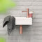 DIFFERNZ SOLID - Fontein 360x185x90mm - Handgemaakt - Wit