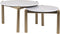 Richmond Salontafel Jael Ø76cm Wit