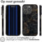 iMoshion Hoesje Geschikt voor iPhone 15 Pro Hoesje Siliconen - iMoshion Design hoesje - Zwart / Black Marble Transparent