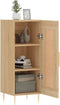 vidaXL - Dressoir - 34,5x34x90 - cm - bewerkt - hout - sonoma - eiken