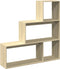 vidaXL - Kamerscherm - / - boekenkast - 123x29x123 - cm - hout - sonoma - eiken