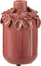 J-Line vaas Bloem - keramiek - roze - 16.5 cm hoog