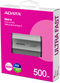 Adata SD810 - Externe SSD 500GB - USB 3.2 Gen2x2 2000MB/s Zilver