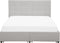 ROCHELLE - Bed opbergruimte - Lichtgrijs - 140 x 200 cm - Polyester