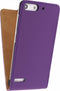 Huawei Ascend G6 Hoesje - Mobilize - Ultra Slim Serie - Kunstlederen Flipcase - Paars - Hoesje Geschikt Voor Huawei Ascend G6