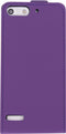Huawei Ascend G6 Hoesje - Mobilize - Ultra Slim Serie - Kunstlederen Flipcase - Paars - Hoesje Geschikt Voor Huawei Ascend G6