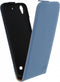 Huawei Ascend G620s Hoesje - Mobilize - Ultra Slim Serie - Kunstlederen Flipcase - Donkerblauw - Hoesje Geschikt Voor Huawei Ascend G620s