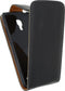 Huawei Ascend G620s Hoesje - Xccess - Serie - Kunstlederen Flipcase - Zwart - Hoesje Geschikt Voor Huawei Ascend G620s