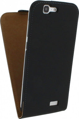Huawei Ascend G7 Hoesje - Mobilize - Ultra Slim Serie - Kunstlederen Flipcase - Zwart - Hoesje Geschikt Voor Huawei Ascend G7
