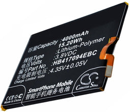 Huawei Ascend Mate 7-batterij HB417094EBC als vervangende batterij van AccuCell