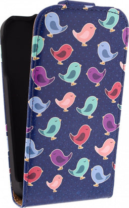 Huawei Ascend Y330 Hoesje - Mobilize - Ultra Slim Serie - Kunstlederen Flipcase - Birdy - Hoesje Geschikt Voor Huawei Ascend Y330