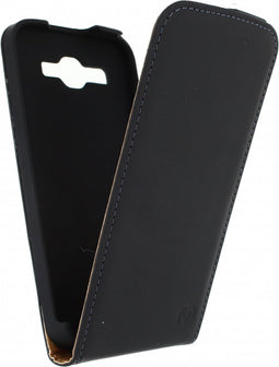 Huawei Ascend Y520 Hoesje - Mobilize - Ultra Slim Serie - Kunstlederen Flipcase - Zwart - Hoesje Geschikt Voor Huawei Ascend Y520
