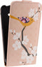 Huawei Ascend Y530 Hoesje - Mobilize - Ultra Slim Serie - Kunstlederen Flipcase - Bird On Branch - Hoesje Geschikt Voor Huawei Ascend Y530
