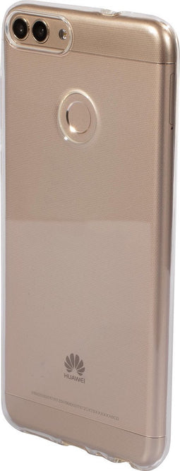 Huawei P Smart (2018) hoesje - Schokabsorberend TPU - Grip Coating - Transparant - Mobiparts