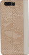 Huawei P10 Hoesje - Mobilize - Premium Gelly Serie - Kunstlederen Bookcase - Light Peach Snake - Hoesje Geschikt Voor Huawei P10