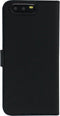 Huawei P10 Hoesje - Saffiano Wallet/Portemonnee hoesje - Magneet Sluiting - 3 Opbergvakken - Zwart - Mobiparts