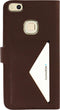 Huawei P10 Lite Hoesje - Premium Wallet/Boekhoesje - Eco Leer - Magneet Sluiting - Opberg vakken - Bruin - Mobiparts
