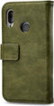 Huawei P20 Lite (2018) Hoesje - Mobilize - Elite Gelly Serie - Kunstlederen Bookcase - Groen - Hoesje Geschikt Voor Huawei P20 Lite (2018)