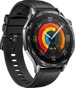 Huawei Watch GT 5, 46mm, RVS (Zwart)