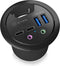 Hub 4-Port IcyBox USB 3.0 IB-HUB1403B Tischeinbau