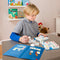 Hubelino Letters Leren Leerblokken, 85dlg.