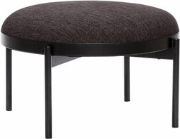 Hübsch 100702 Hocker Ronde zwart - Ø 65 cm H 39 cm