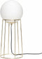 Hübsch 890606 Vloerlamp - ø25xH60cm - Metaal - Goud Wit
