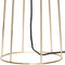Hübsch 890606 Vloerlamp - ø25xH60cm - Metaal - Goud Wit