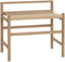 Hubsch Bank eikenhout - naturel/off white
