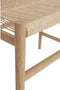 Hubsch Bank eikenhout - naturel/off white