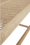 Hubsch Bank eikenhout - naturel/off white