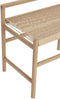 Hubsch Bank eikenhout - naturel/off white