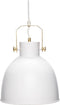 Hubsch Hanglamp Goud / Wit 29cm