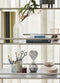HÜBSCH INTERIOR - Boekensteun van melkglas - 10x5xh20cm