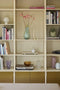 HÜBSCH INTERIOR - Boekensteun van melkglas - 10x5xh20cm