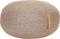 HÜBSCH INTERIOR - Bruine poef van wol met visgraat motief - Ø70 x h35cm