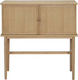 HÜBSCH INTERIOR - DASH naturel FSC® eiken dressoir op poten - 90x35xh90cm