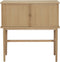 HÜBSCH INTERIOR - DASH naturel FSC® eiken dressoir op poten - 90x35xh90cm
