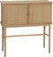 HÜBSCH INTERIOR - DASH naturel FSC® eiken dressoir op poten - 90x35xh90cm